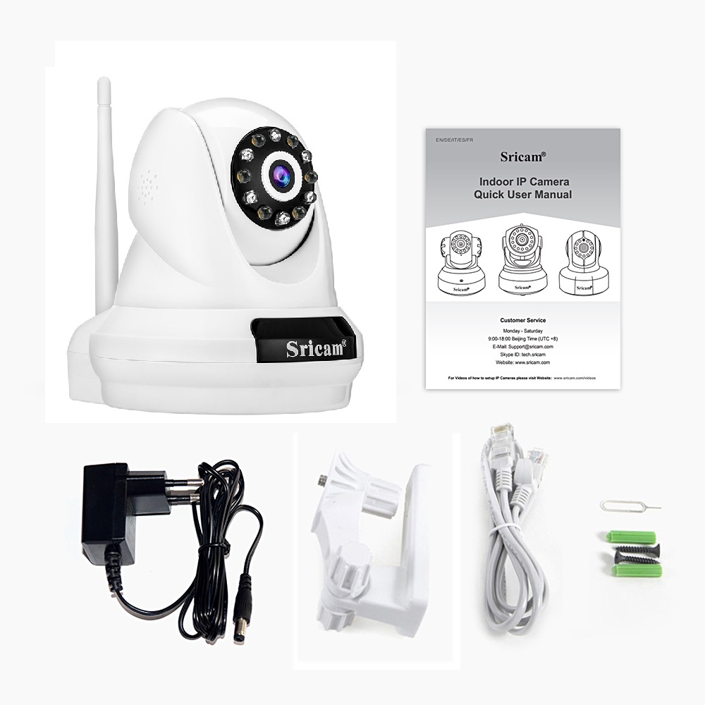 CÁMARA IP WIFI 5G QUAD HD 1920P 5MP AUDIO Y RANURA SRICAM SP018 - 4