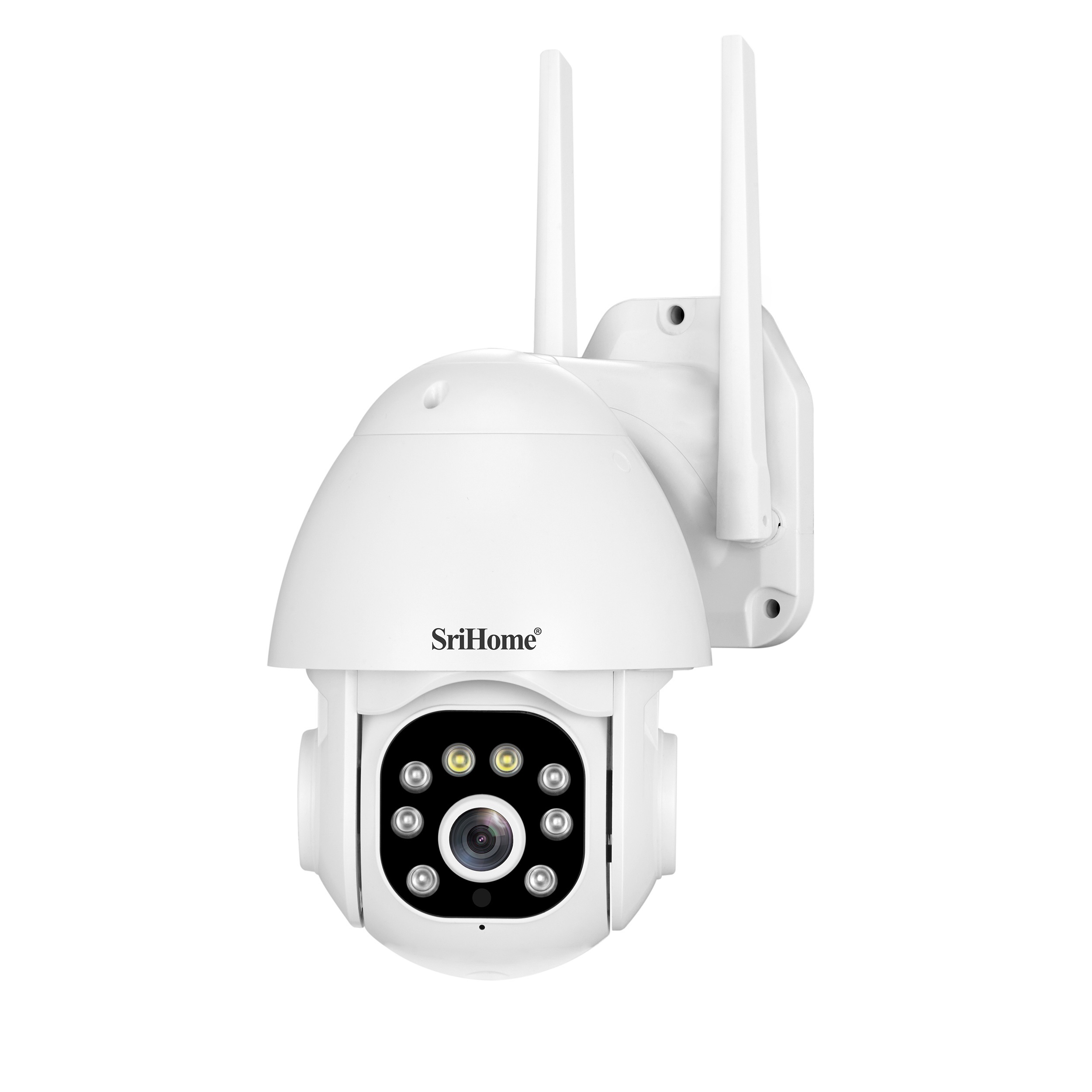 CÁMARA IP WIFI 3MP 1296P SRIHOME SH039B LUZ LED Y SIRENA - 2