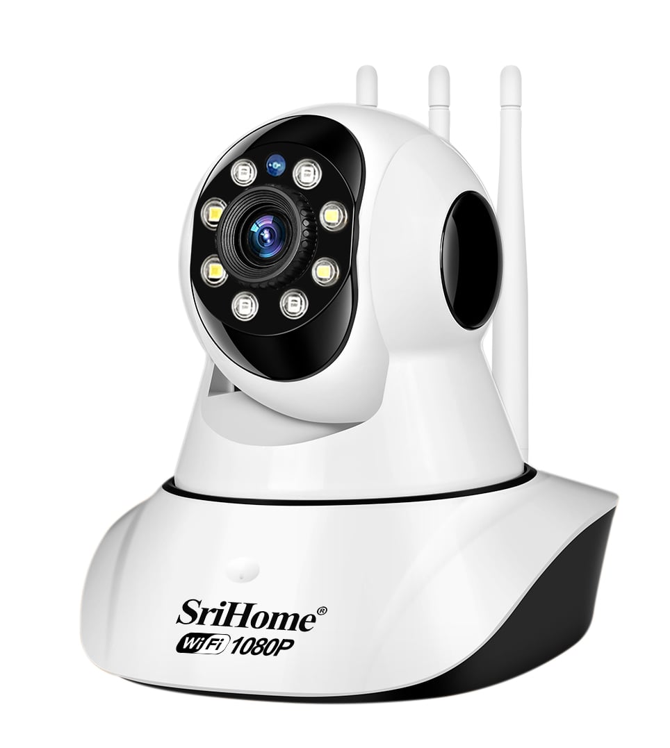 CÁMARA IP WIFI 2MP FHD 1080P SRIHOME SP029 LUZ LED - 1