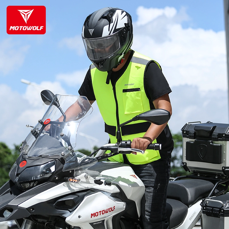 CHALECO HOMBRE MOTOWOLF REFLECTANTE PARA MOTOCICLISMO 506 - 4