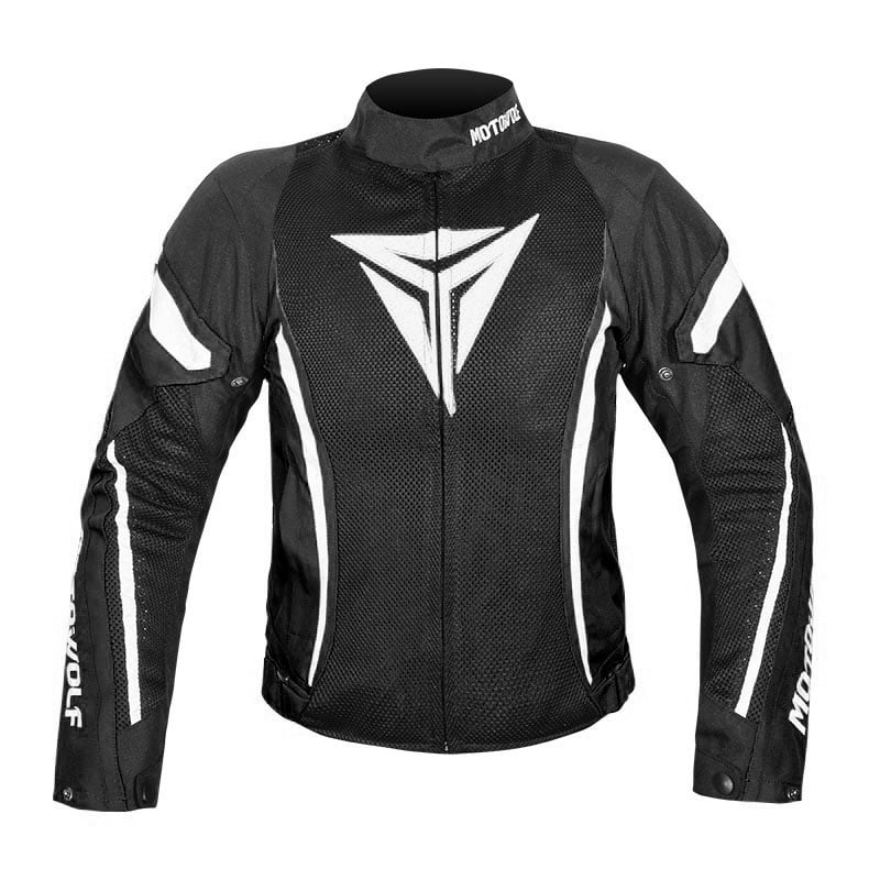 CHAMARRA PARA MOTOCICLISMO OXFORD 600D MOTOWOLF 0505 - NEGRO - 2