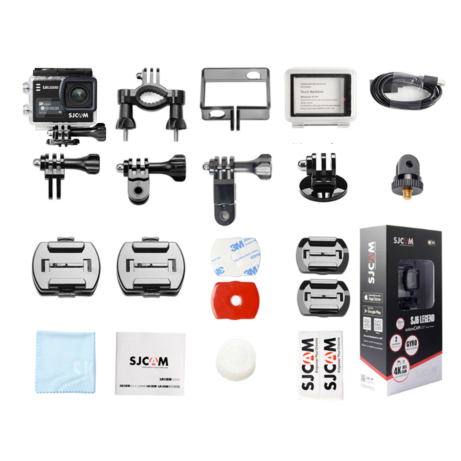 CÁMARA DEPORTIVA SJCAM WI-FI 4K SJ6 LEGEND ESTABILIZADOR GIROSCOPICO - 4