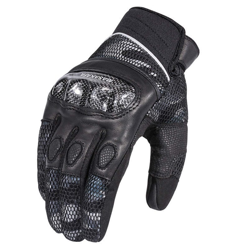 GUANTES MOTOCICLISMO MOTOWOLF MASAKAFA 0319 - CAMUFLAJE AZUL - 1