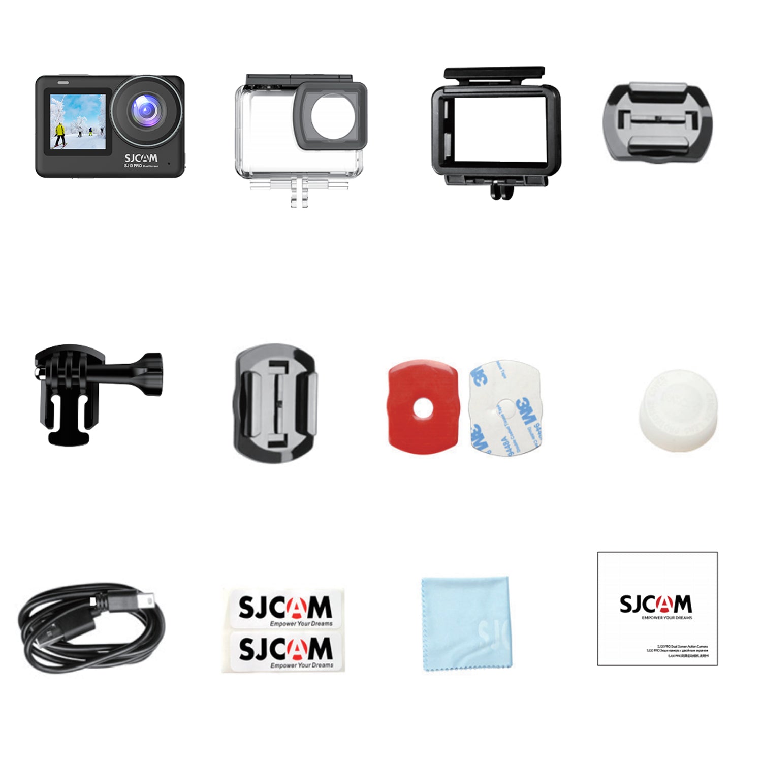 CÁMARA DEPORTIVA SJCAM SJ10 PRO DUAL 4K 60FPS ESTABILIZADOR GIROSCÓPICO - 4