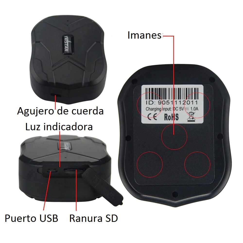 RASTREADOR GPS 4G LTE TKSTAR TK905B 10.000 MAH + SIM - 3