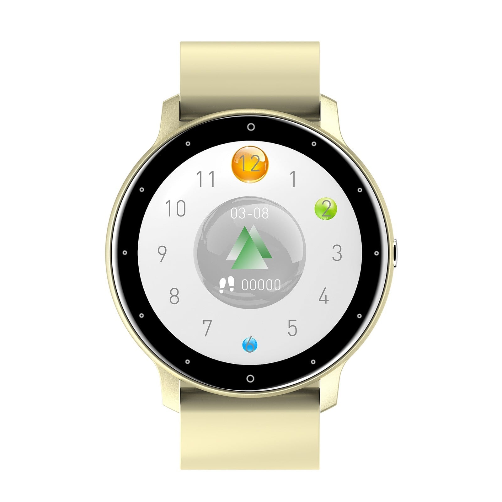 SMARTWATCH ZL02 BEIGE BLUETOOTH PANTALLA FULL TOUCH - 3