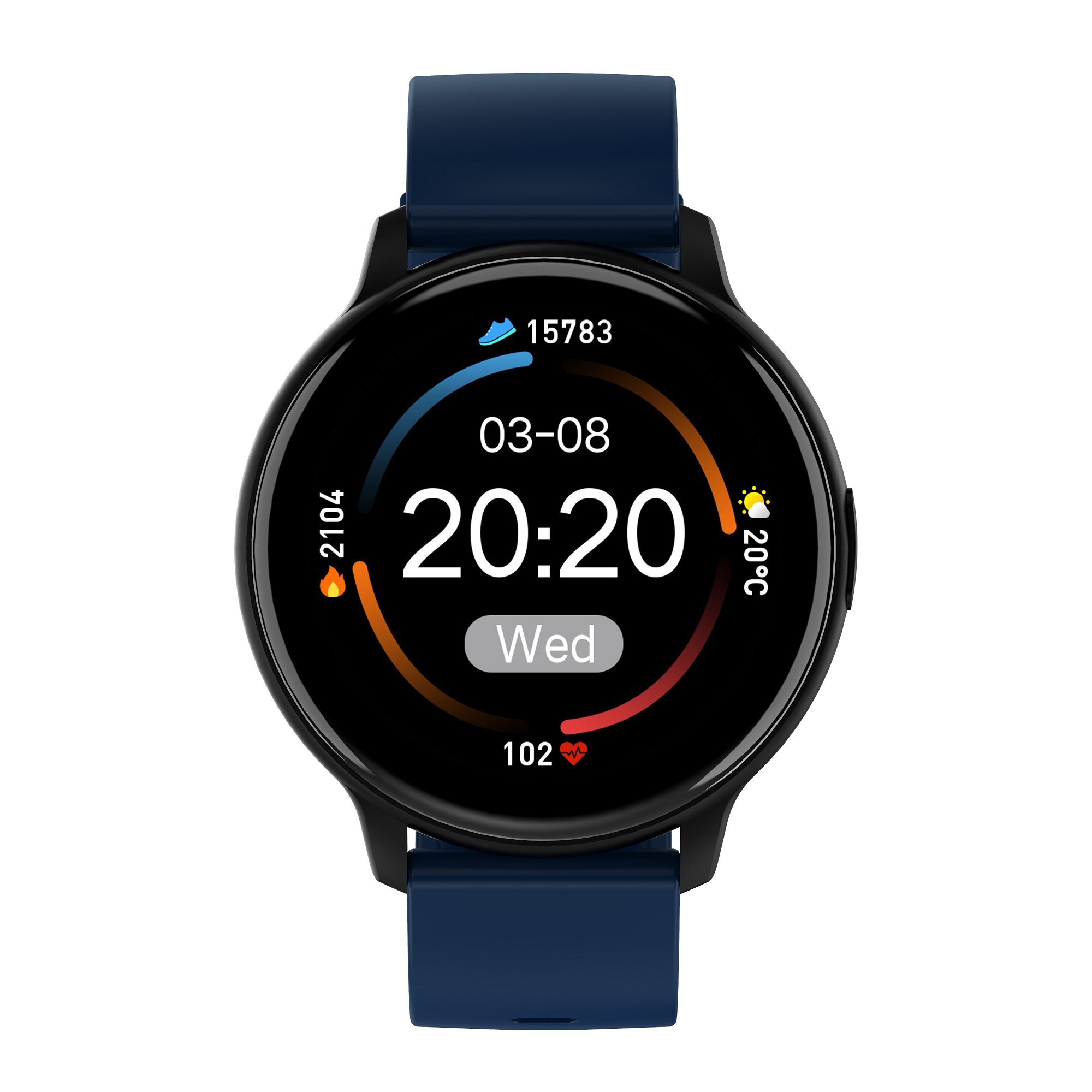 SMARTWATCH ZL27 AZUL BLUETOOTH LLAMADAS FULL TOUCH - 2