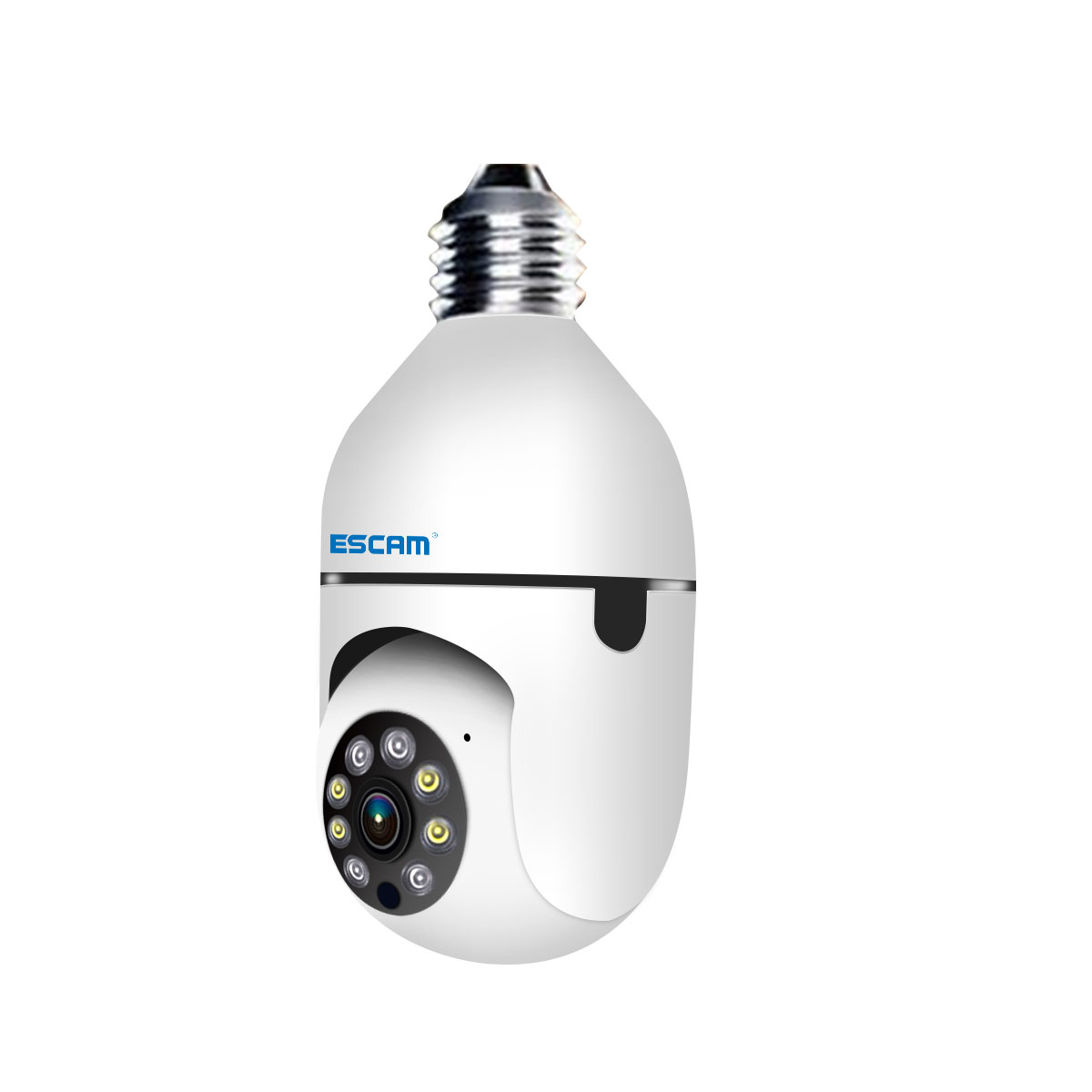 CÁMARA ESCAM SEGURIDAD AMPOLLETA E27 WIFI FULL HD 1080P PT208 - 2