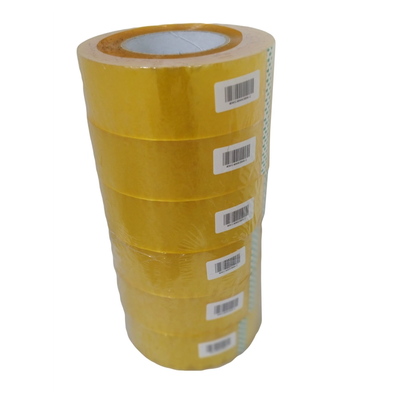 PACK X 6 CINTAS ADHESIVA CASTLETEC TRANSPARENTE 300 MTS 48MM ANCHO - 1