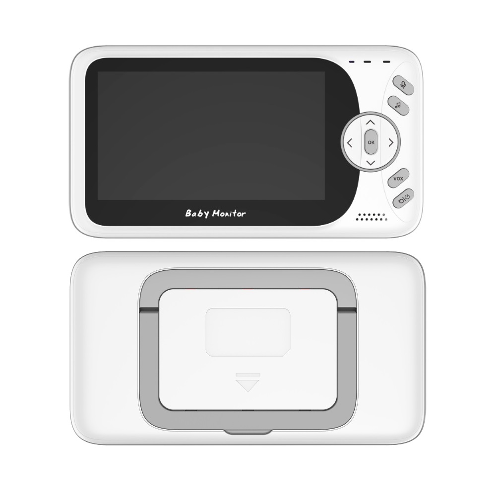 MONITOR CASTLETEC BEBÉ 4.3 PULGADAS CON PARLANTE Y MICROFONO VB608 BLANCO - 3