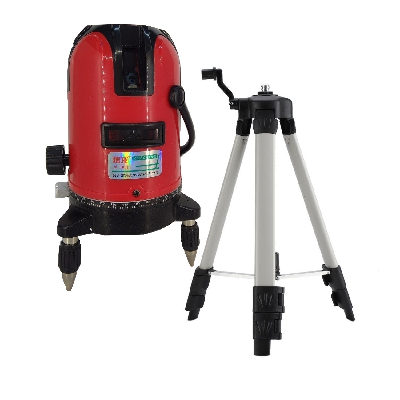 NIVEL CASTLETEC CONSTRUCCIÓN LÁSER 5 LÍNEAS RECARGABLE H5G + TRIPODE - 1