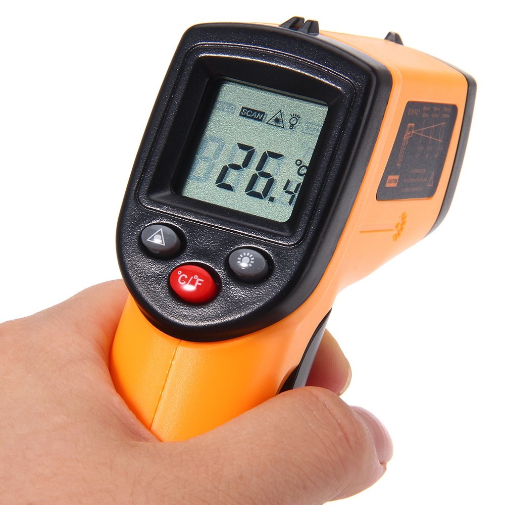 TERMOMETRO LASER DIGITAL INFRARROJO INDUSTRIAL GM320 - 1