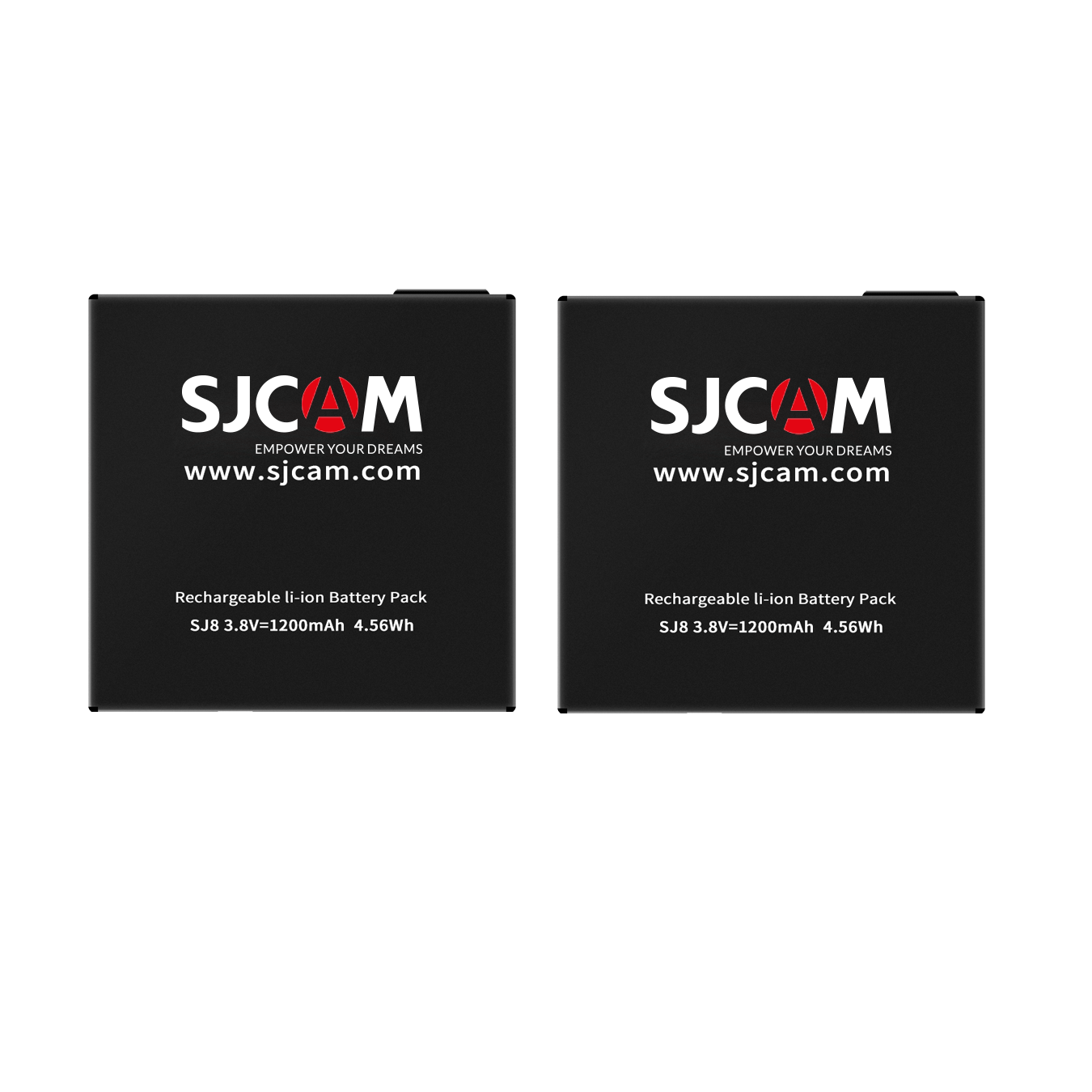 2 X BATERÍA DE LITIO 1200MAH PARA CÁMARA DEPORTIVA SJCAM SJ8 - 2