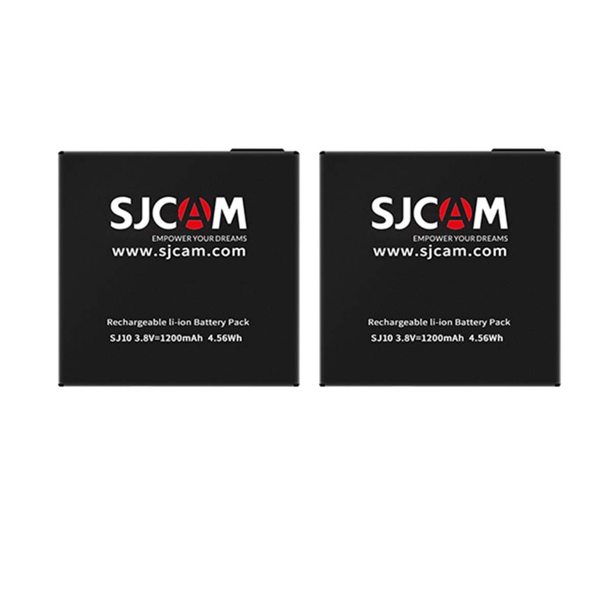 PACK 2 BATERIAS DE LITIO 1300MAH PARA CÁMARA DEPORTIVA SJCAM SJ10 Y SJ11 SERIES - 2