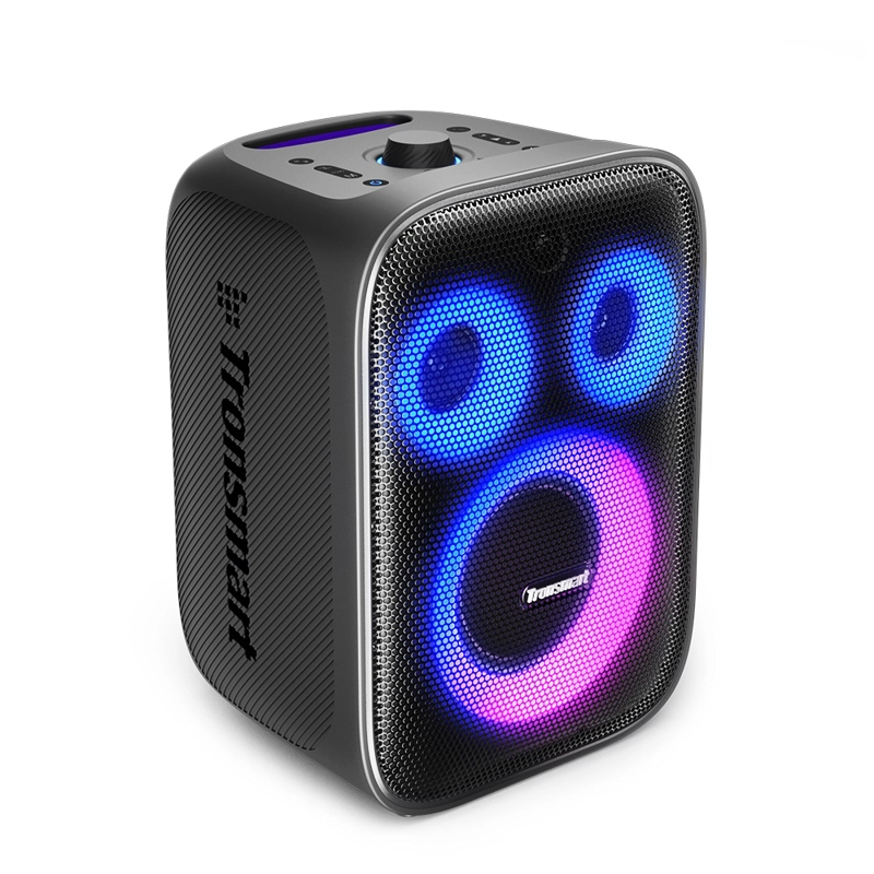 PARLANTE BLUETOOTH TRONSMART KARAOKE HALO 200 120W 15000 MAH CON 2 MICRÓFONOS INALÁMBRICOS - 4