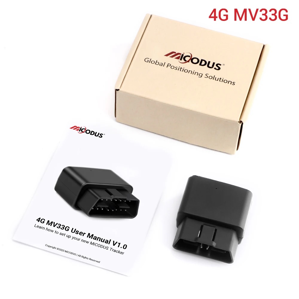 RASTREADOR GPS 4G MICODUS MV33G OBD2 GPS TRACKER - 4