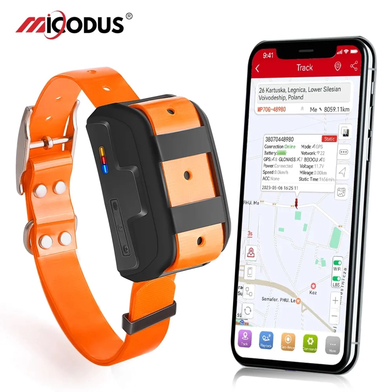 GPS 4G RASTREADOR PARA MASCOTAS MICODUS MP50G 4G 4000 MAH - 2