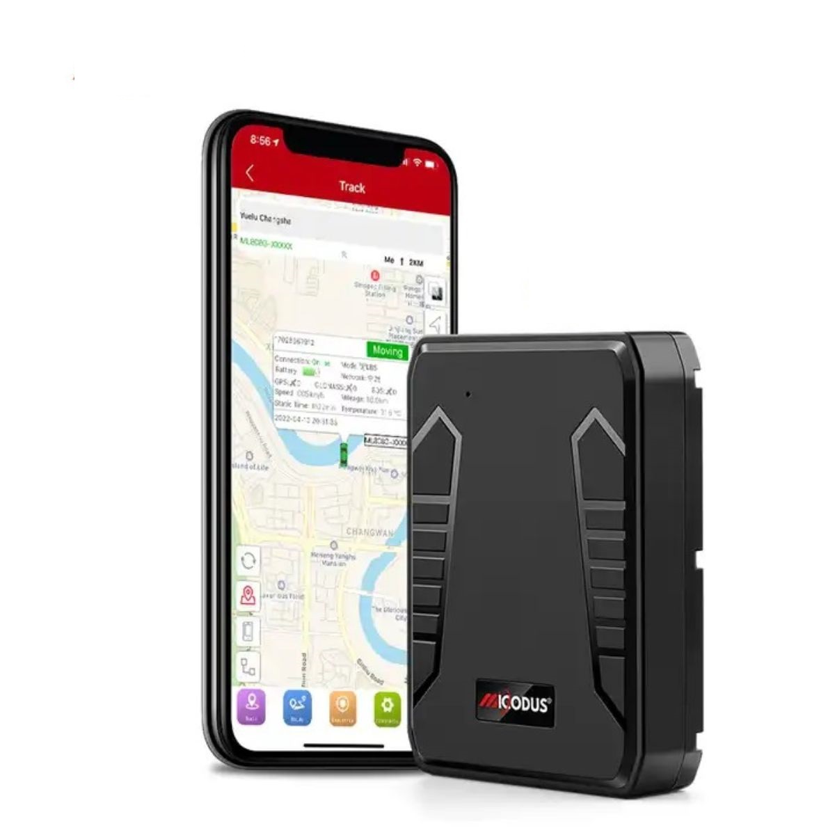 RASTREADOR GPS 4G MICODUS ML808G 10000MAH GPS TRACKER - 3