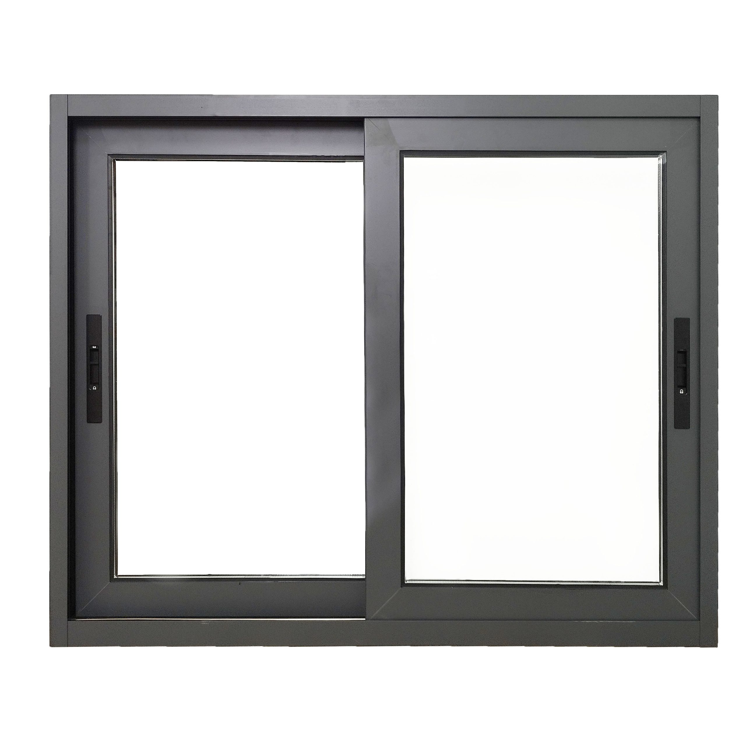 VENTANA CASTLETEC ALUMINIO TÉRMICO RPT TERMOPANEL PREMIUM 73S 121 X 100 CM GRIS - 1