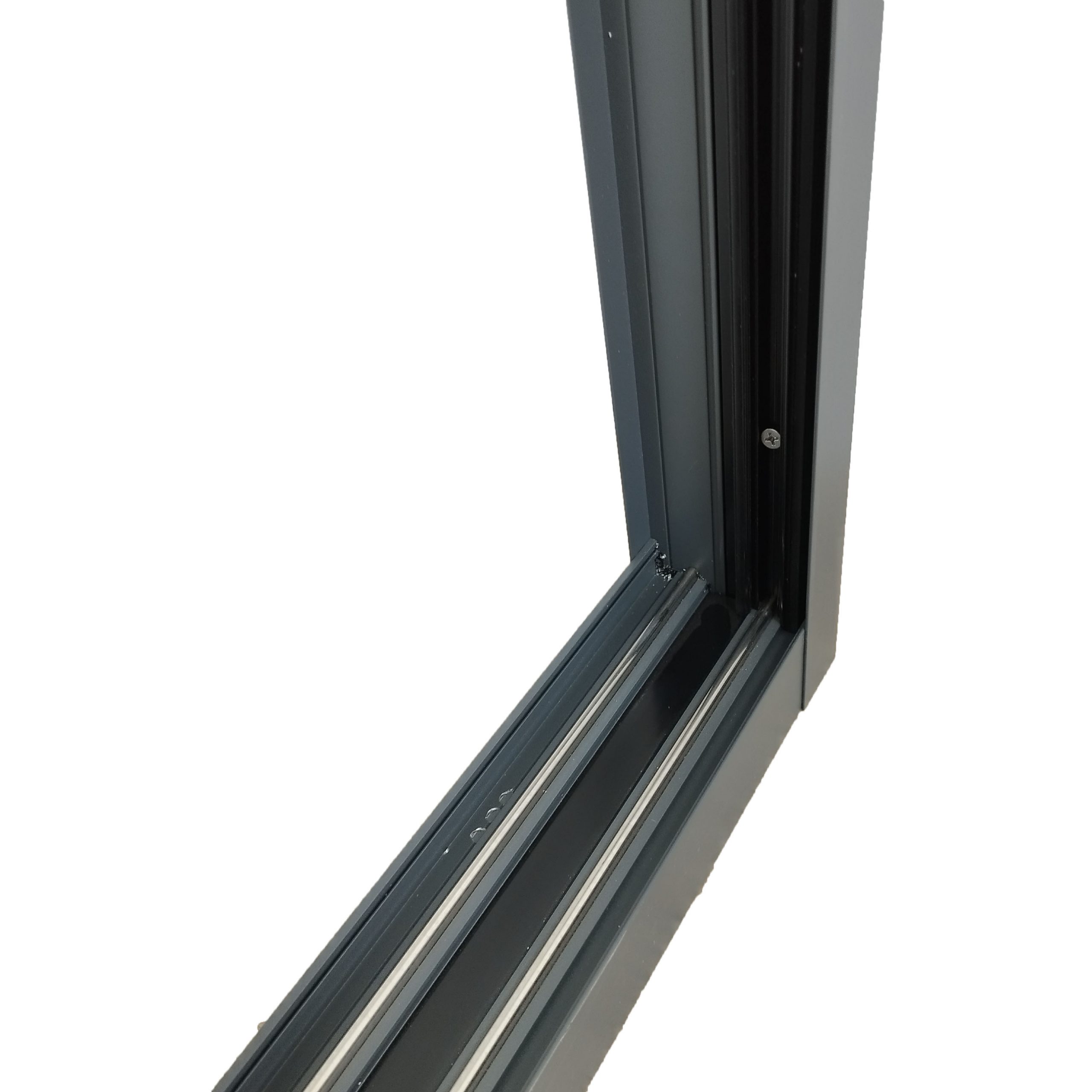 VENTANA CASTLETEC ALUMINIO TÉRMICO RPT TERMOPANEL PREMIUM 73S 121 X 100 CM GRIS - 2
