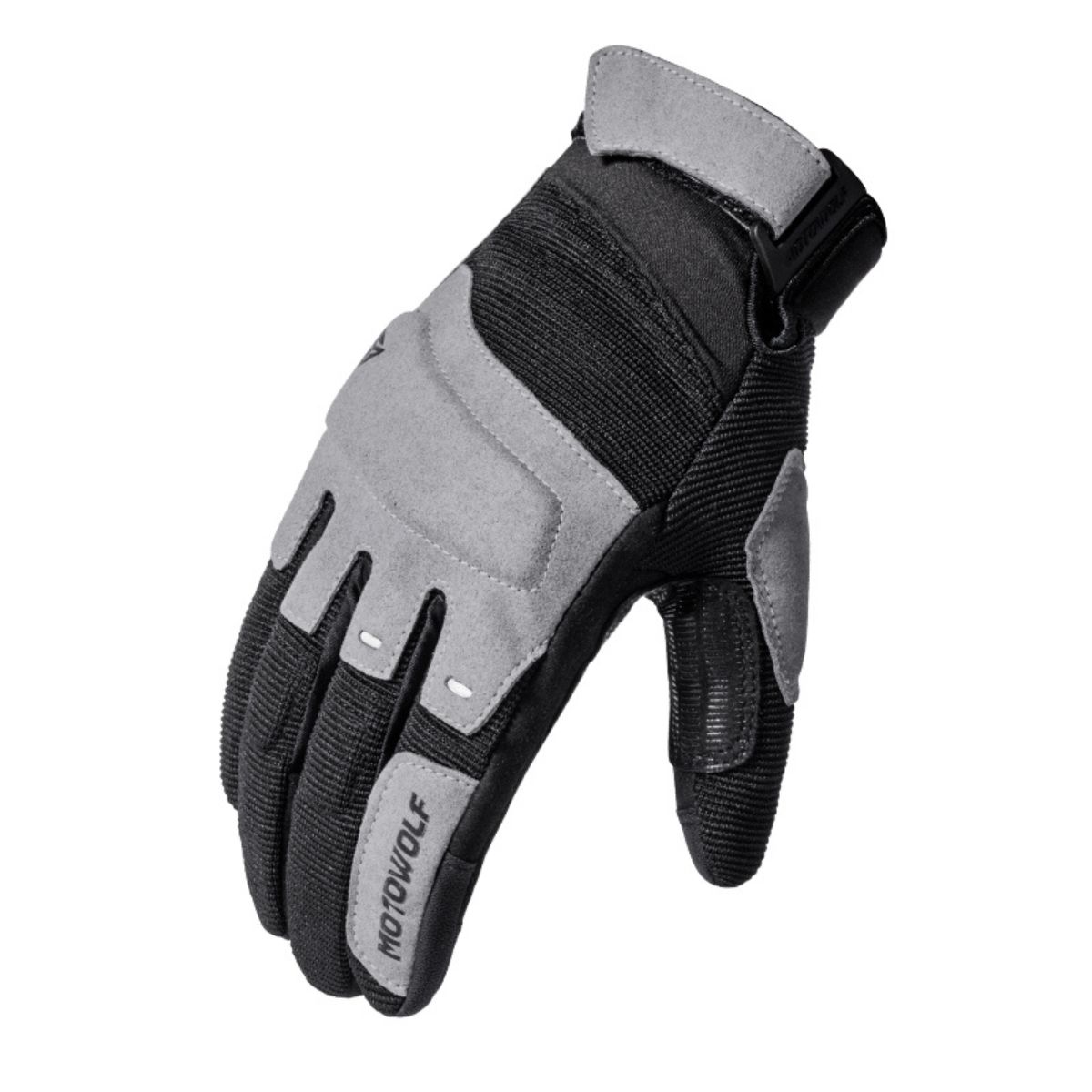GUANTES PARA MOTOCICLISMO MOTOWOLF 0325 - GRIS - 3