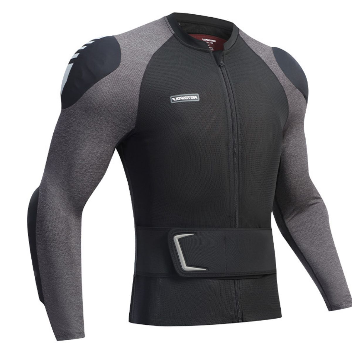 CHAQUETA AJUSTADA ARMADURA PARA MOTOCICLISMO MOTOWOLF 1031B-GY - 1