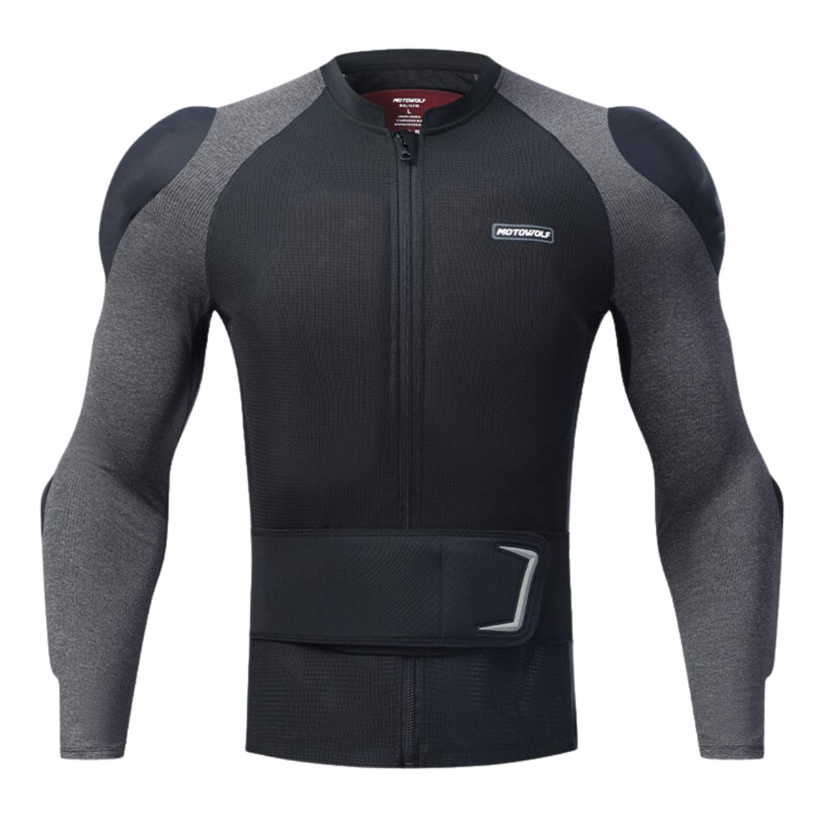 CHAQUETA AJUSTADA ARMADURA PARA MOTOCICLISMO MOTOWOLF 1031B-GY - 2