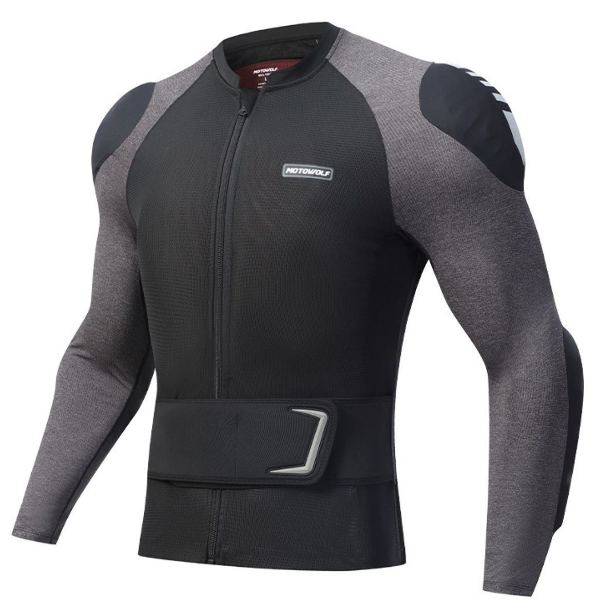 CHAQUETA AJUSTADA ARMADURA PARA MOTOCICLISMO MOTOWOLF 1031B-GY - 3