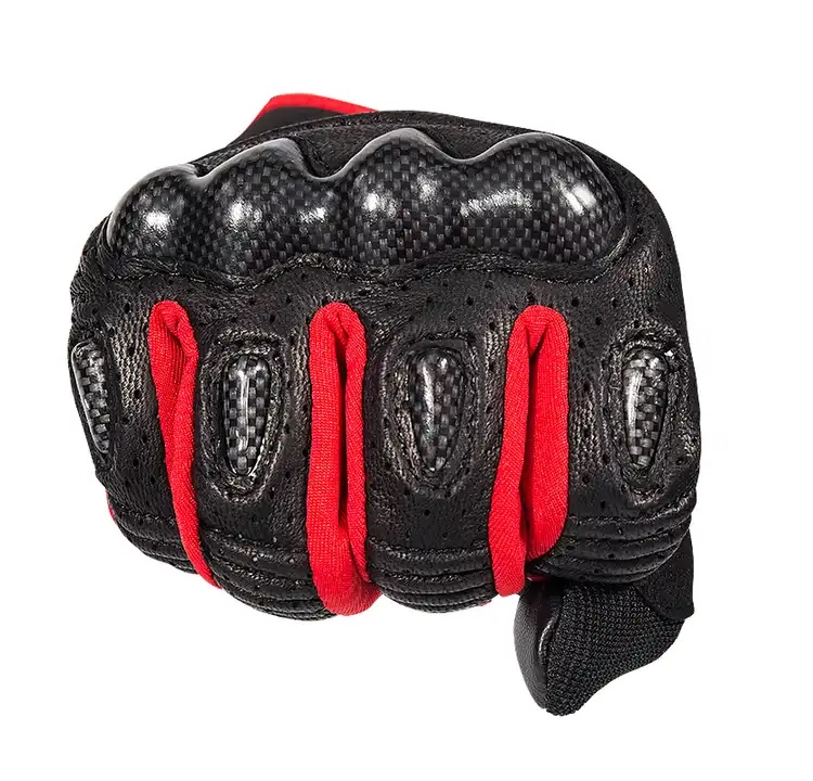 GUANTES DE PARA MOTOCICLISMO MOTOWOLF 0304 - ROJO - 3