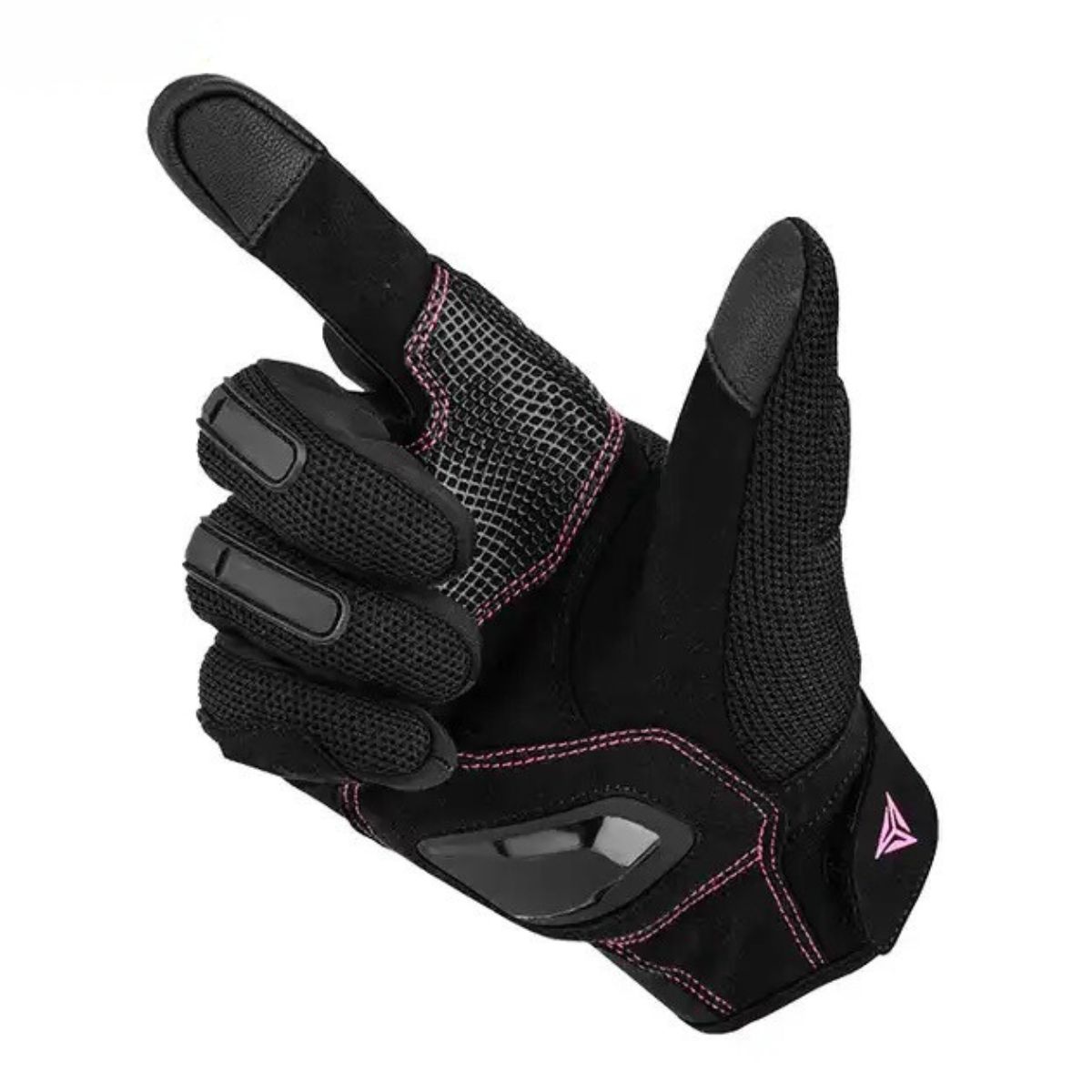 GUANTES DE MUJER PARA MOTOCICLISMO MOTOWOLF 0330 - ROSA - 4