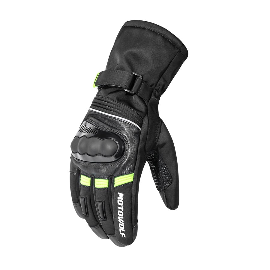 GUANTES PARA MOTOCICLISMO DE INVIERNO MOTOWOLF MDL0318 - GRIS - 1