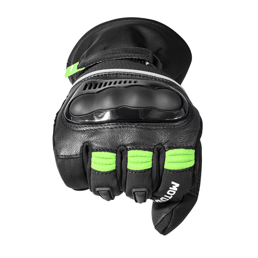 GUANTES PARA MOTOCICLISMO DE INVIERNO MOTOWOLF MDL0318 - GRIS - 2