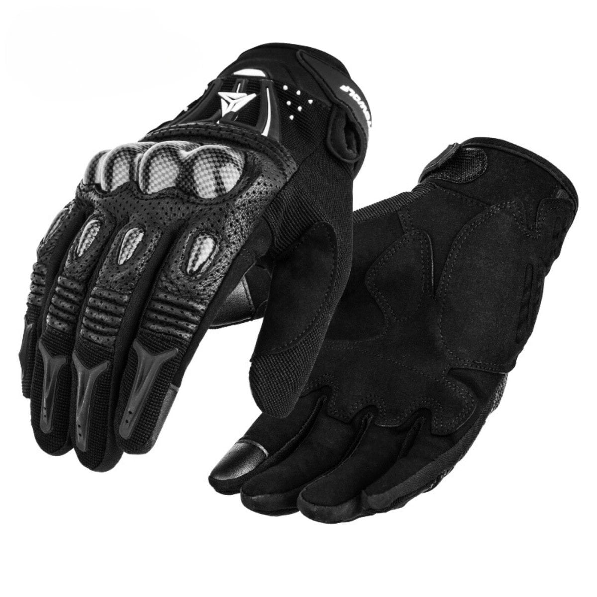 GUANTES DE PARA MOTOCICLISMO MOTOWOLF 0304 - NEGRO - 2