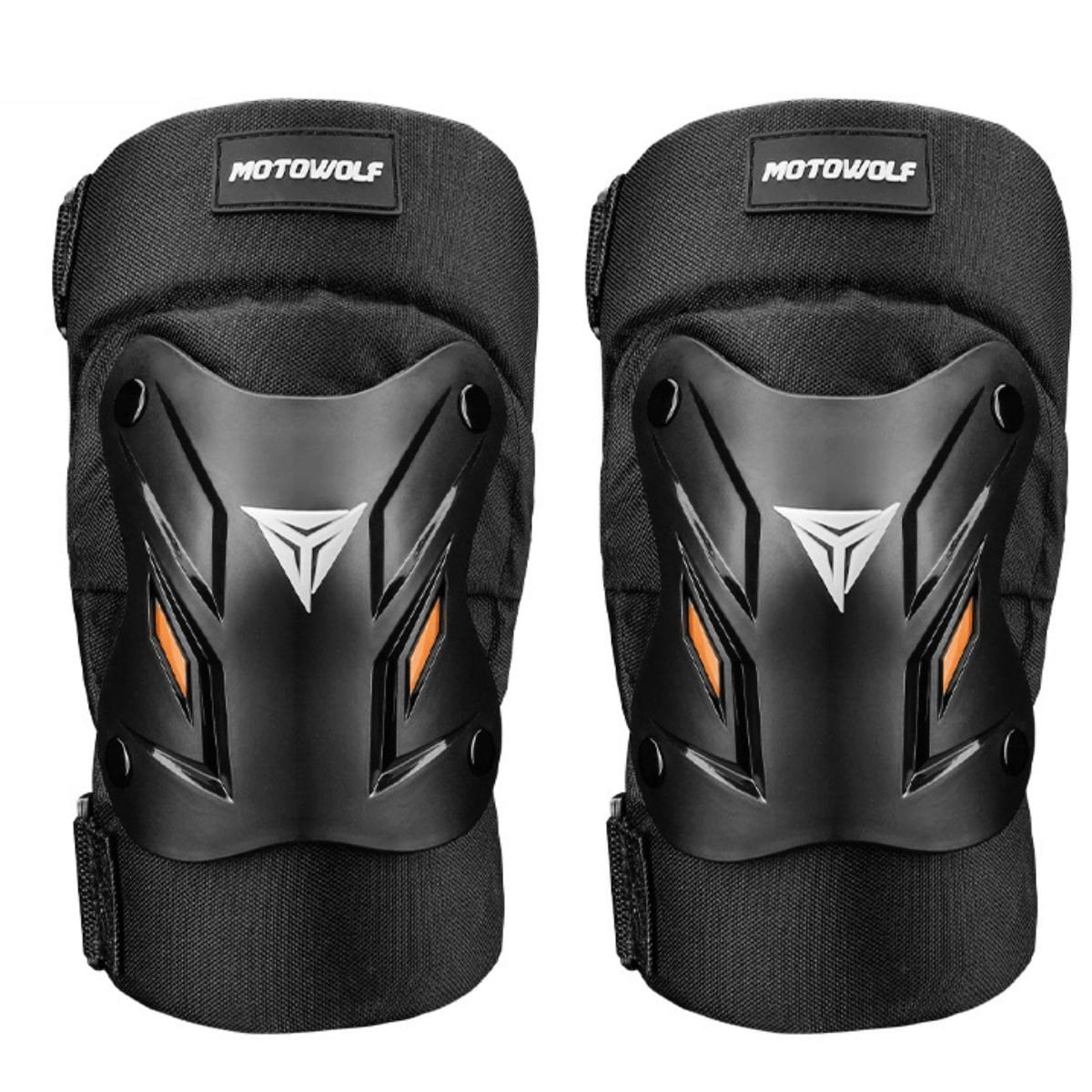 PACK MOTOWOLF RODILLERAS Y CODERAS CORTAS PARA MOTOCICLISMO 1034 - AMARILLO - 4