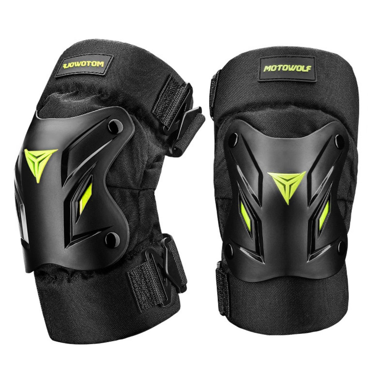PACK MOTOWOLF DE RODILLERAS CORTAS Y CODERAS PARA MOTOCICLISMO 1034HJ- VERDE - 5