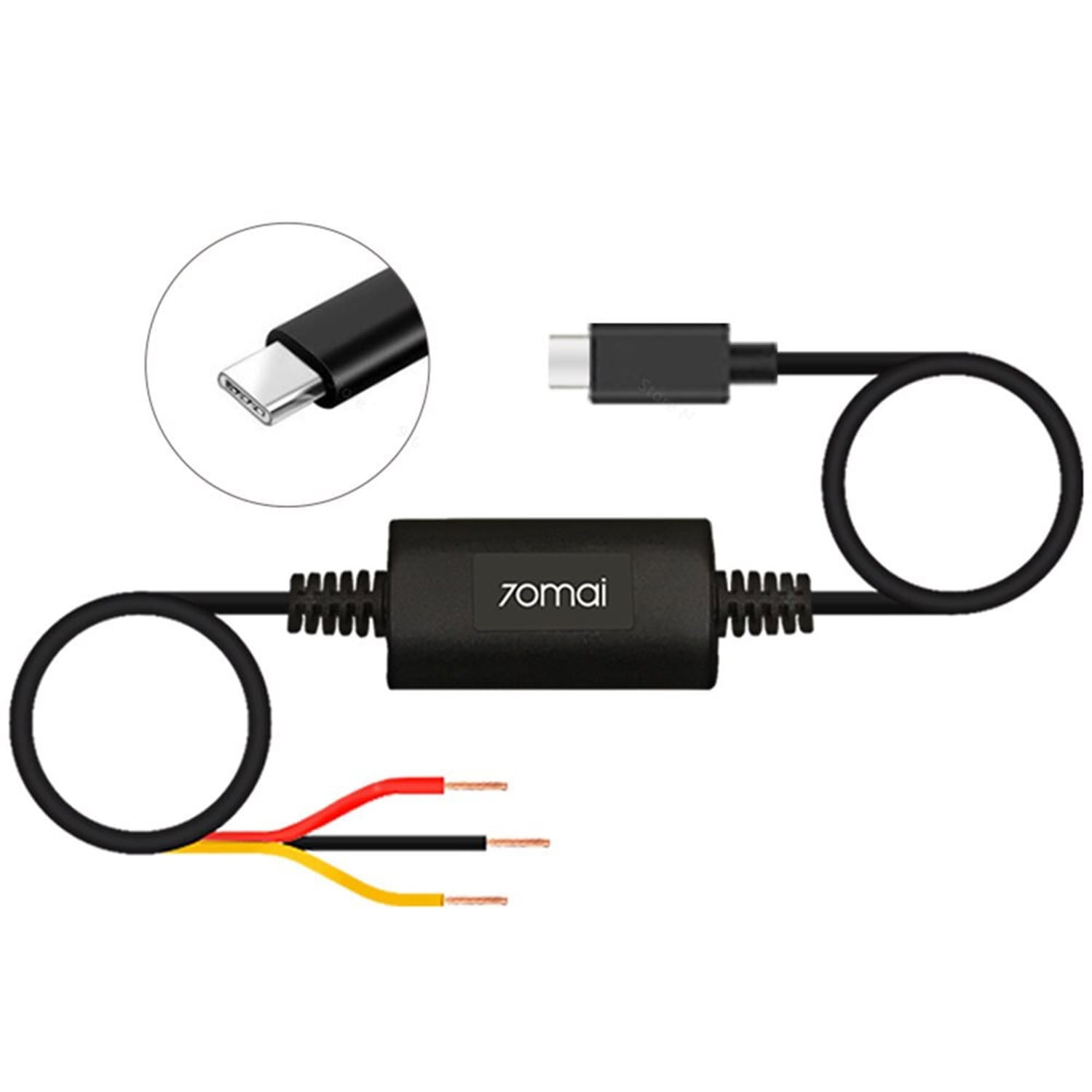 KIT DE CABLEADO 70MAI ENERGÍA UP03 PARA CÁMARAS DE AUTO M500 Y X200 OMNI - 1