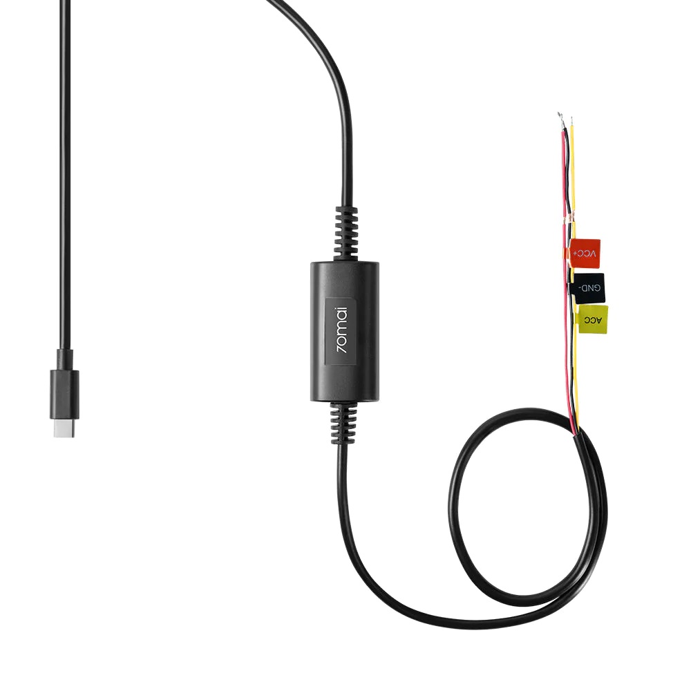 KIT DE CABLEADO 70MAI ENERGÍA UP03 PARA CÁMARAS DE AUTO M500 Y X200 OMNI - 4