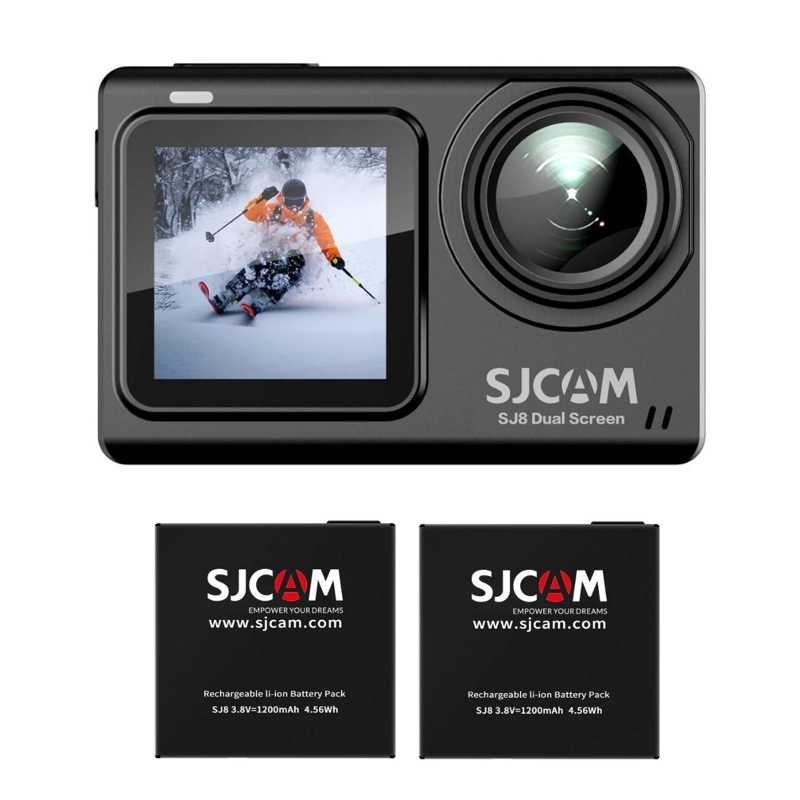 CÁMARA DEPORTIVA SJCAM 4K 30FPS SJ8 DUAL EIS 2 BATERÍAS - 3