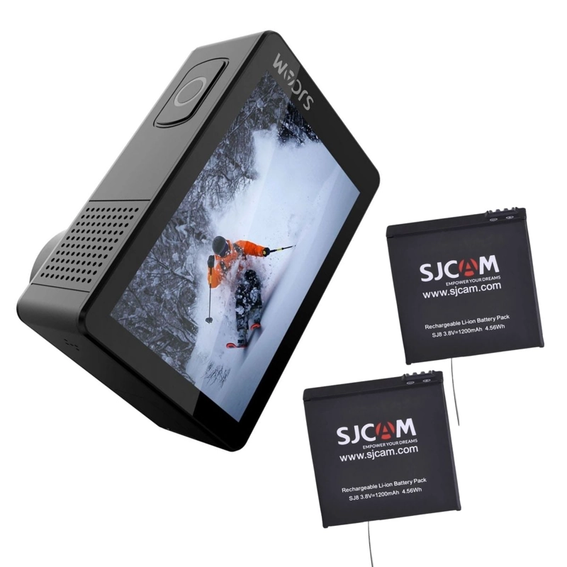 CÁMARA DEPORTIVA SJCAM 4K 30FPS SJ8 DUAL EIS 2 BATERÍAS - 4