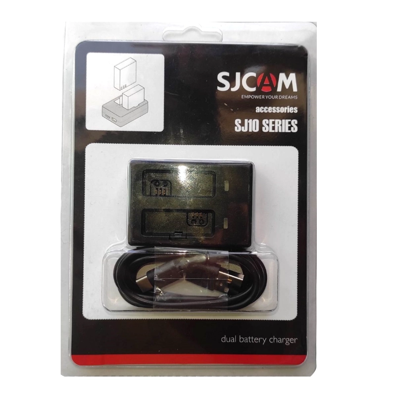 CARGADOR DE BATERÍAS DUAL PARA CÁMARAS DEPORTIVAS SJCAM SJ10 Y SJ11 SERIES - 5
