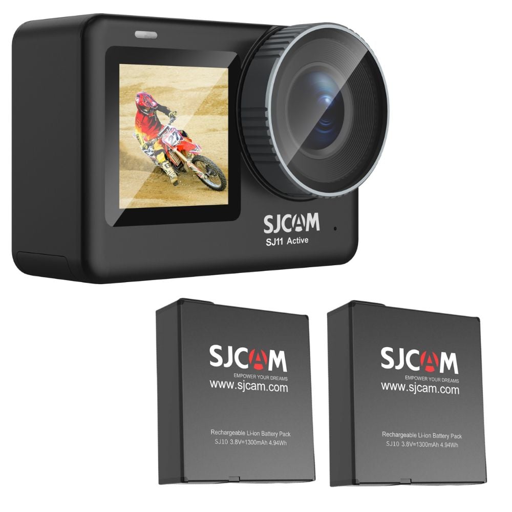 CÁMARA DEPORTIVA SJCAM SJ11 DUAL 20MP 4K 30FPS 5G Y 2 BATERIAS - 2