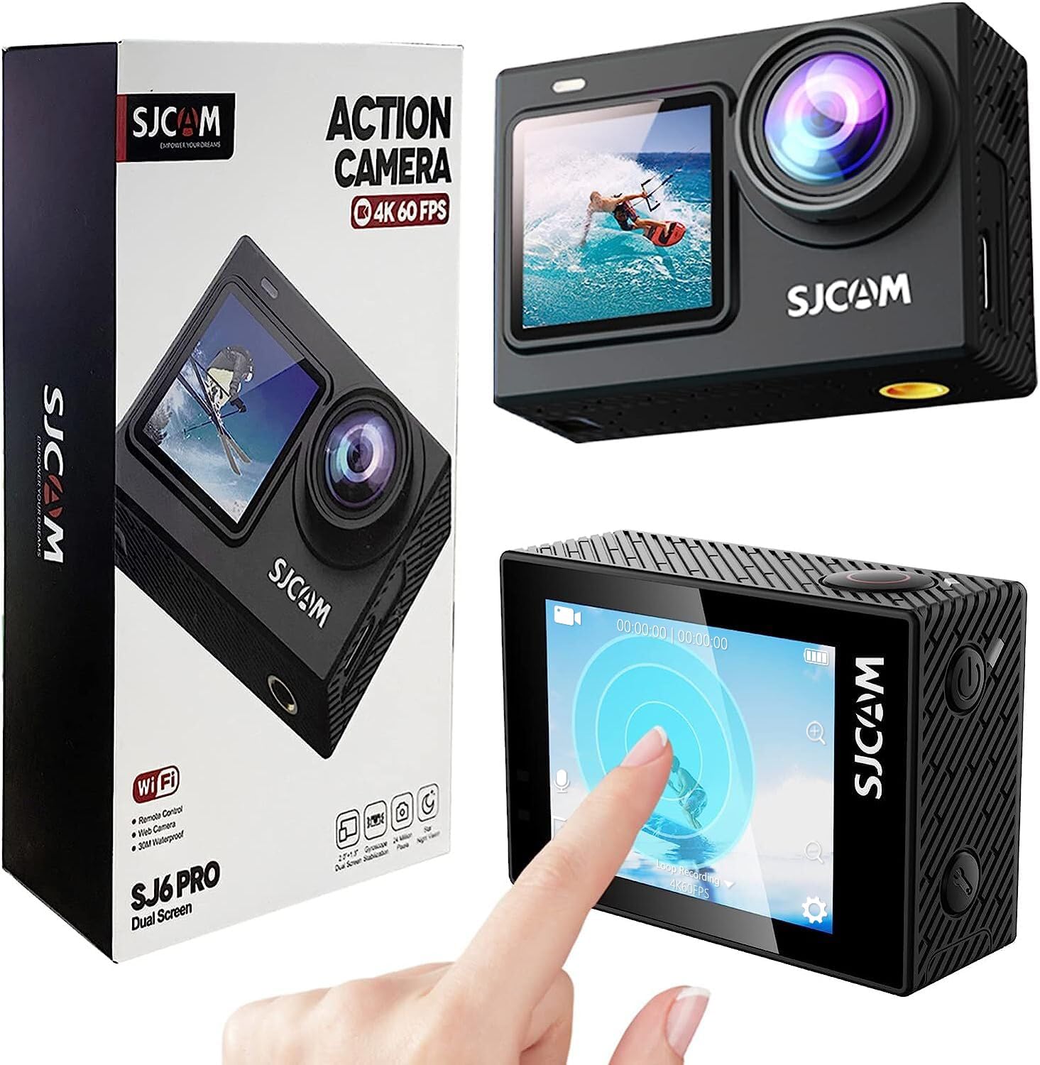 CÁMARA DEPORTIVA SJCAM SJ8 DUAL 4K 30FPS ESTABILIZACIÓN EIS - 5
