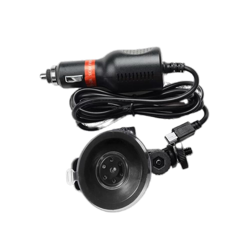 SOPORTE SJ4000/SJ5000 Y CARGADOR DE AUTO MICRO USB PARA CAMARAS SJCAM - 2
