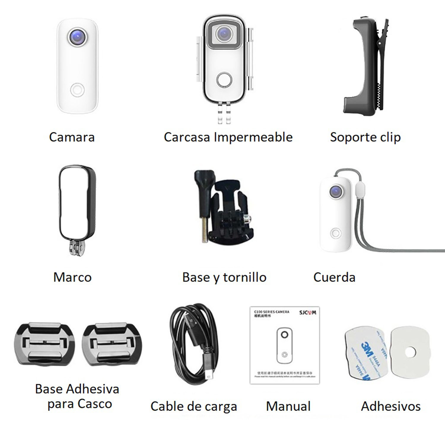 MINI CÁMARA DEPORTIVA SJCAM C100+ 4K EIS WIFI - 6