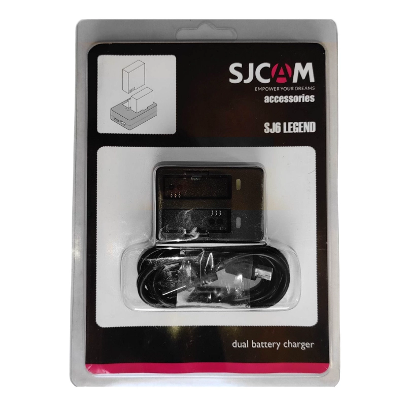 CARGADOR DE BATERÍAS DE CÁMARAS SJCAM SJ6 LEGEND Y SJ6 PRO - 5