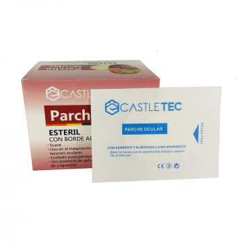 PACK 2 CAJAS DE PARCHE OCULAR CASTLETEC TOTAL INFANTIL 100 UNIDADES COLOR BLANCO - 4