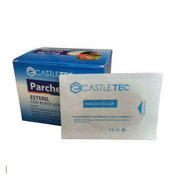 PARCHE OCULAR CASTLETEC INFANTIL 50 UNIDADES COLOR PIEL - 1