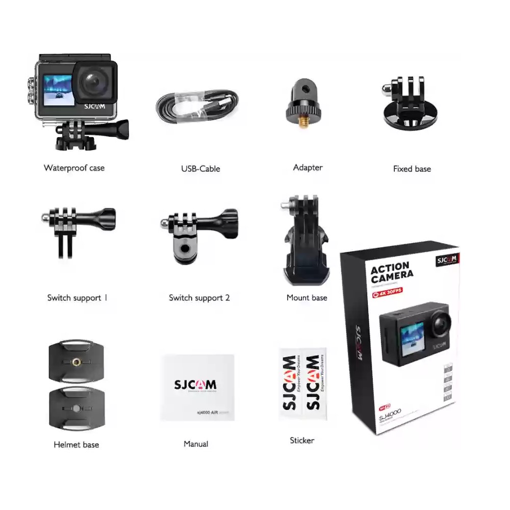 CAMARA DEPORTIVA 4K 16MP SJCAM SJ4000 DUAL SCREEN - 7