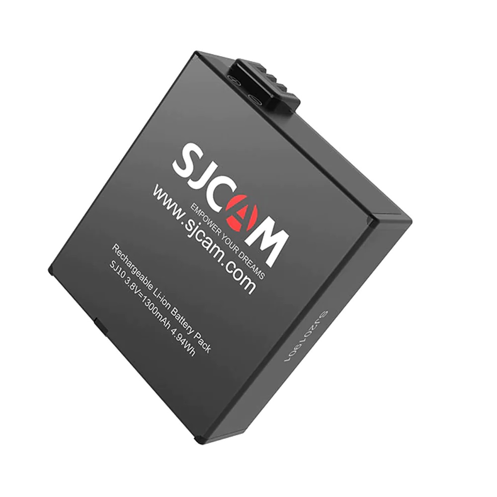 PACK 2 BATERIAS DE LITIO 1300MAH PARA CÁMARA DE ACCION SJCAM SJ10 Y SJ11 SERIES - 2