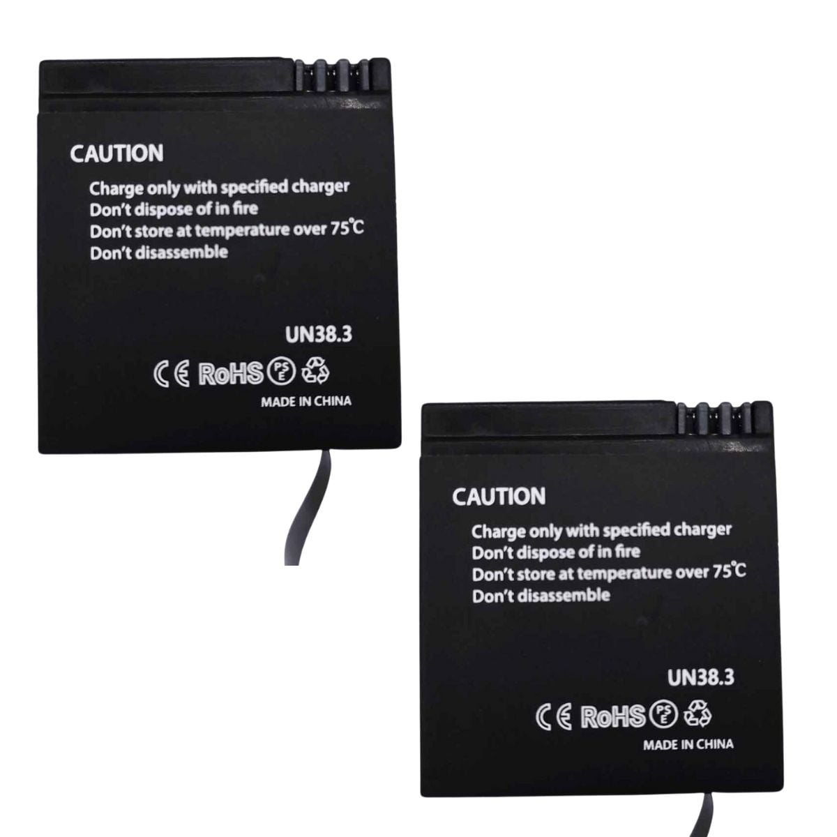 PACK 2 BATERÍAS DE LITIO 1000MAH PARA CÁMARA DE ACCION SJCAM SJ6 LEGEND / SJ6 PRO - 2
